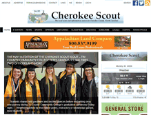 Tablet Screenshot of cherokeescout.com